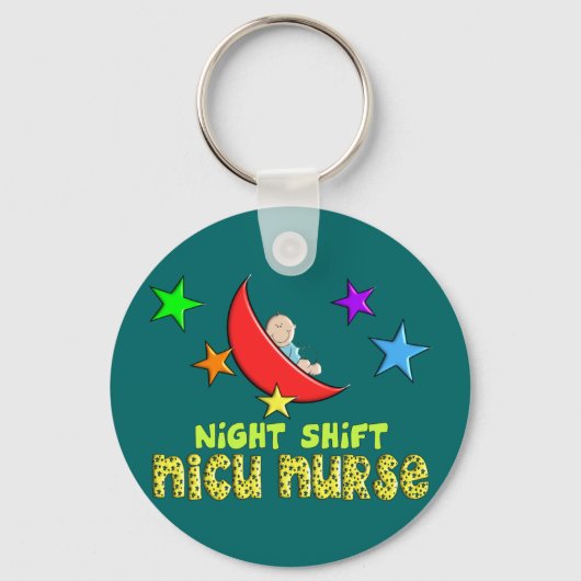 Night Shift NICU NURSE Cadeautjes Sleutelhanger (Voorkant)