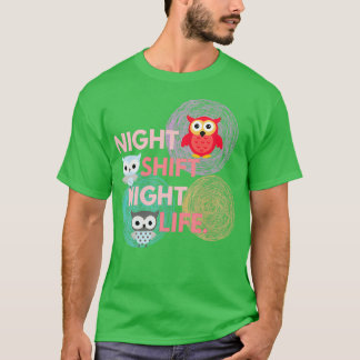 Night shift Night Life-balans T-shirt