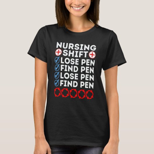Night Shift Nurse Day Quote Nursing Week Shifting  T-shirt (Voorkant)