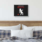 Night Shift Nurse Funny Halloween Classic T-shirt Canvas Afdruk (Insitu (Slaapkamer))