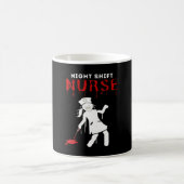 Night Shift Nurse Funny Halloween Classic T-shirt Koffiemok (Center)