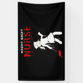 Night Shift Nurse Funny Halloween Classic T-shirt Spandoek (Verticaal)