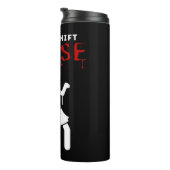 Night Shift Nurse Funny Halloween Classic T-shirt Thermosbeker (Geroteerd rechts)