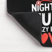 Night Shift Nurse Funny Rn Rt Amerikaanse verpleeg Muismat (Hoek)