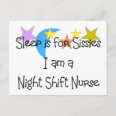Night Shift Nurse Gifts Briefkaart (Voorkant)
