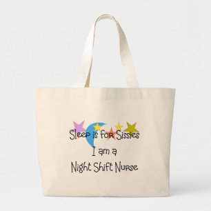 Night Shift Nurse Gifts Grote Tote Bag