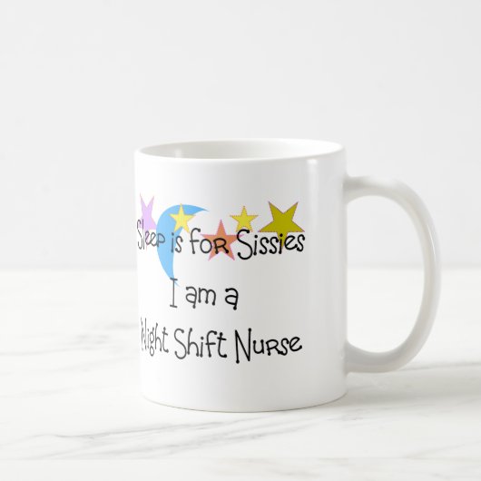 Night Shift Nurse Gifts Koffiemok (Rechts)