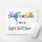 Night Shift Nurse Gifts Muismat (Met muis)