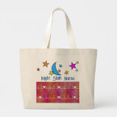 Night Shift Nurse Grote Tote Bag (Achterkant)