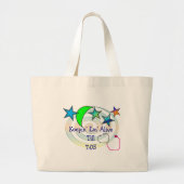 NIght Shift Nurse "Keepin Alive Til 7:05" Grote Tote Bag (Voorkant)