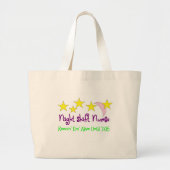 Night Shift Nurse Keepin Em levend tot 7:05 Grote Tote Bag (Voorkant)