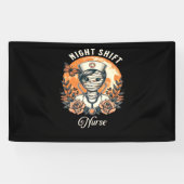 Night Shift Nurse Mummy Halloween Healthcare Flora Spandoek (Horizontaal)