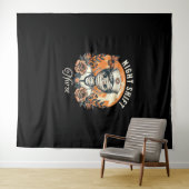 Night Shift Nurse Mummy Halloween Healthcare Flora Wandkleed (In Situ (horizontaal))