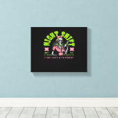 Night Shift Nurse - Nationale Nurse Week Gift Idee Canvas Afdruk (Insitu (Houten vloer))