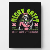 Night Shift Nurse - Nationale Nurse Week Gift Idee Fotoplaat (voorkant)