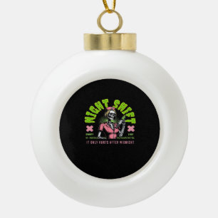 Night Shift Nurse - Nationale Nurse Week Gift Idee Keramische Bal Ornament