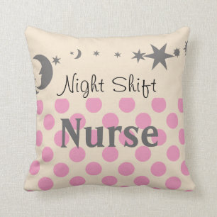 Night Shift Nurse Pillow Kussen