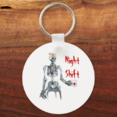 Night Shift Nurse Sleutelhanger (Voorkant)