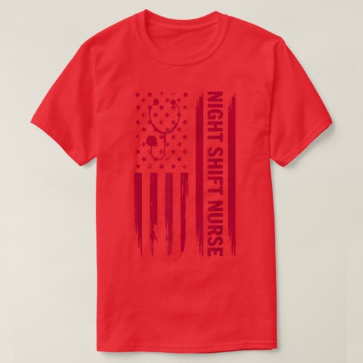 Night Shift NurseNurses Day T-shirt (Design voorkant)