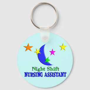 Night Shift Nursing Assistant Sleutelhanger