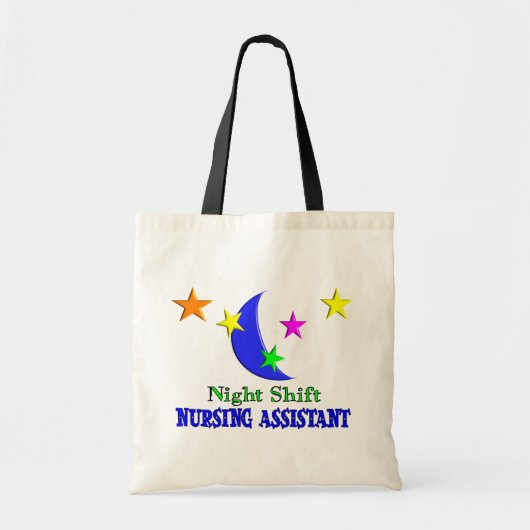 Night Shift Nursing Assistant Tote Bag (Voorkant)