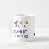 Night shift RT—Funny Respiratory Therapy Gifts Koffiemok (Voorkant links)