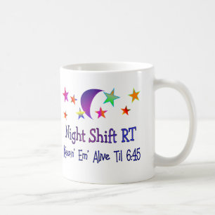 Night shift RT—Funny Respiratory Therapy Gifts Koffiemok
