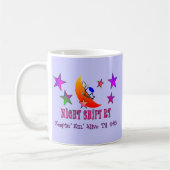 Night Shift RT MOON Stick Man Koffiemok (Links)