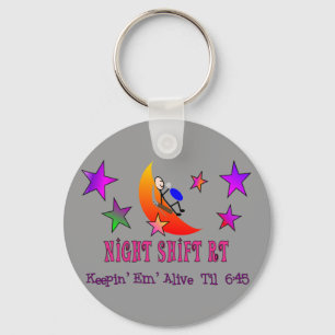 Night Shift RT MOON Stick Man Sleutelhanger