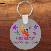 Night Shift RT MOON Stick Man Sleutelhanger (Voorkant)