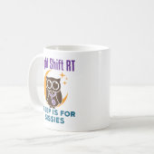 Night Shift RT Sleep is voor dienstreizen Koffiemok (Voorkant links)