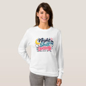 Night Shift Society T-shirt (Voorkant volledig)