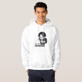 Night Shift Survivor Relatable Chibi Nurse Illustr Hoodie (Voorkant volledig)