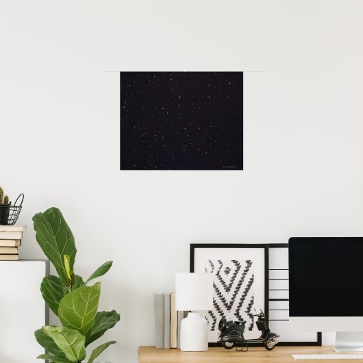 Night Sky 2 Poster (Thuiskantoor)