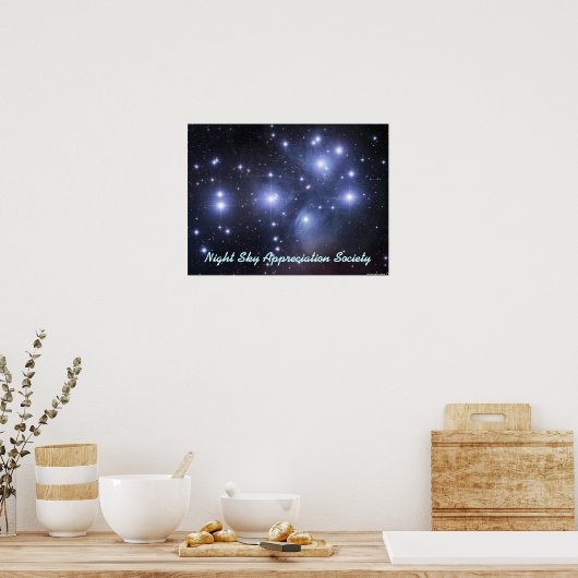Night Sky Appreciation Society - Poster (Keuken)