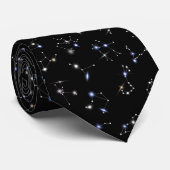 Night Sky Astrology Constellations Stropdas (Opgerold)