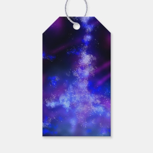Night Sky Blue Sapphire Gift Labels Cadeaulabel (Voorkant)