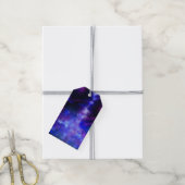 Night Sky Blue Sapphire Gift Labels Cadeaulabel (Met Touw)