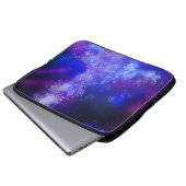 Night Sky Blue Sapphire-laptoptas Laptop Sleeve (Voorkant onderkant)