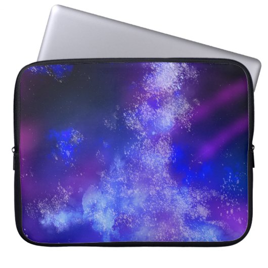 Night Sky Blue Sapphire-laptoptas Laptop Sleeve (Voorkant)