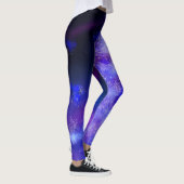 Night Sky Blue Sapphire Leggings (Rechts)