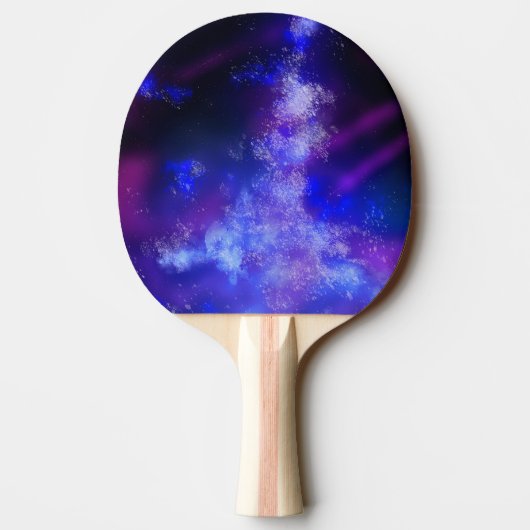 Night Sky Blue Sapphire Ping Pong Paddle Tafeltennisbatje (Achterkant)