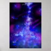 Night Sky Blue Sapphire Poster (Voorkant)