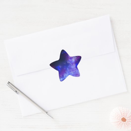Night Sky Blue Sapphire Sticker (Envelop)