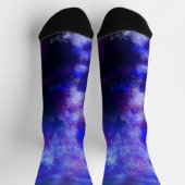 Night Sky Blue Sapphire Sustainable Crew Sock Sokken (Top)