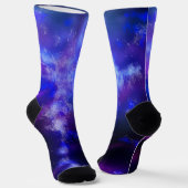 Night Sky Blue Sapphire Sustainable Crew Sock Sokken (Gebogen)