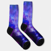 Night Sky Blue Sapphire Sustainable Crew Sock Sokken (Rechts)