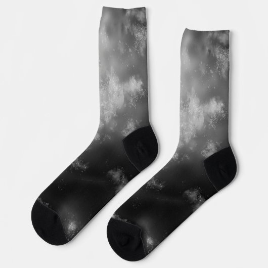 Night Sky Blue Sapphire Sustainable Crew Sock Sokken (Links)