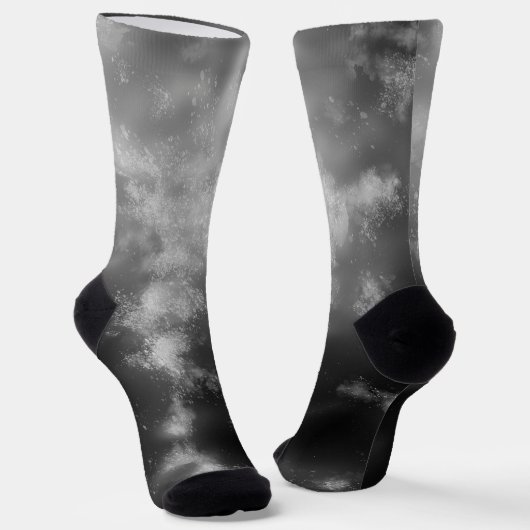 Night Sky Blue Sapphire Sustainable Crew Sock Sokken (Gebogen)