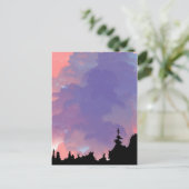 Night-sky Briefkaart (Staand voorkant)